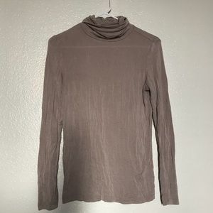 Tan turtle neck
